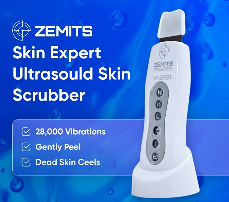 ZEMITS Skin Expert Ultrasound Skin Scrubber| Esthetic Spa
