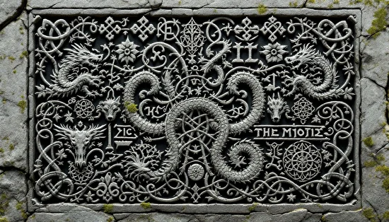 Anglo-Saxon Futhorc runes from 9th century manuscript