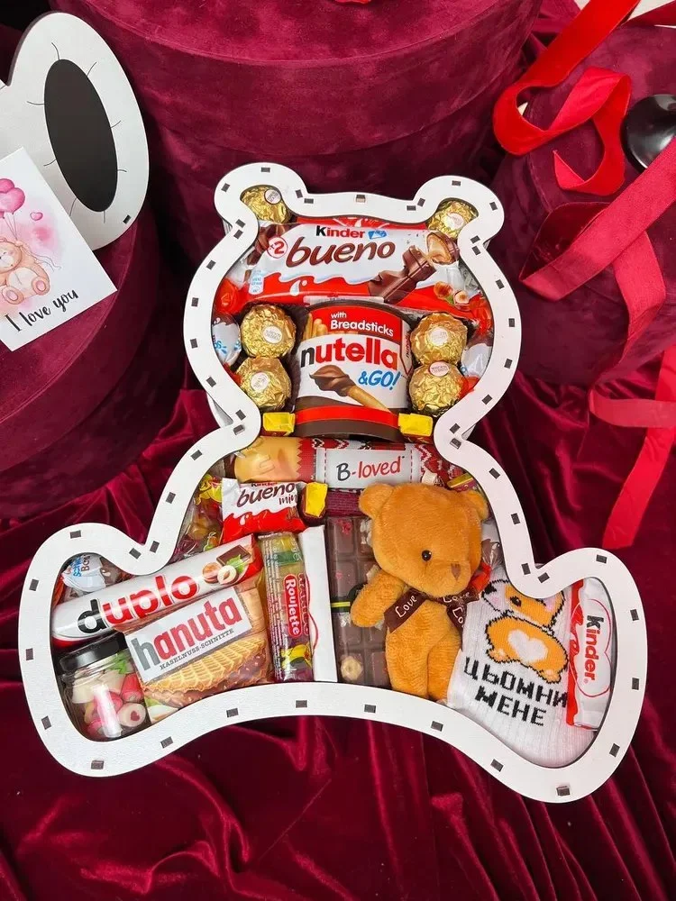 Бокс Ведмедик з іграшкою 1