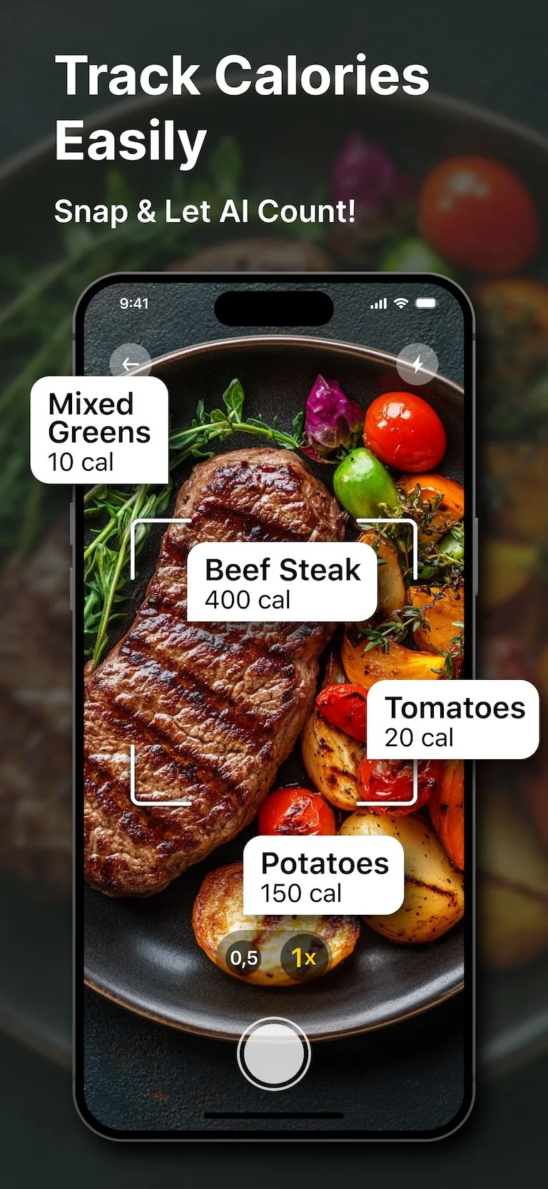 CalZen AI calorie and macro tracker from food photos
