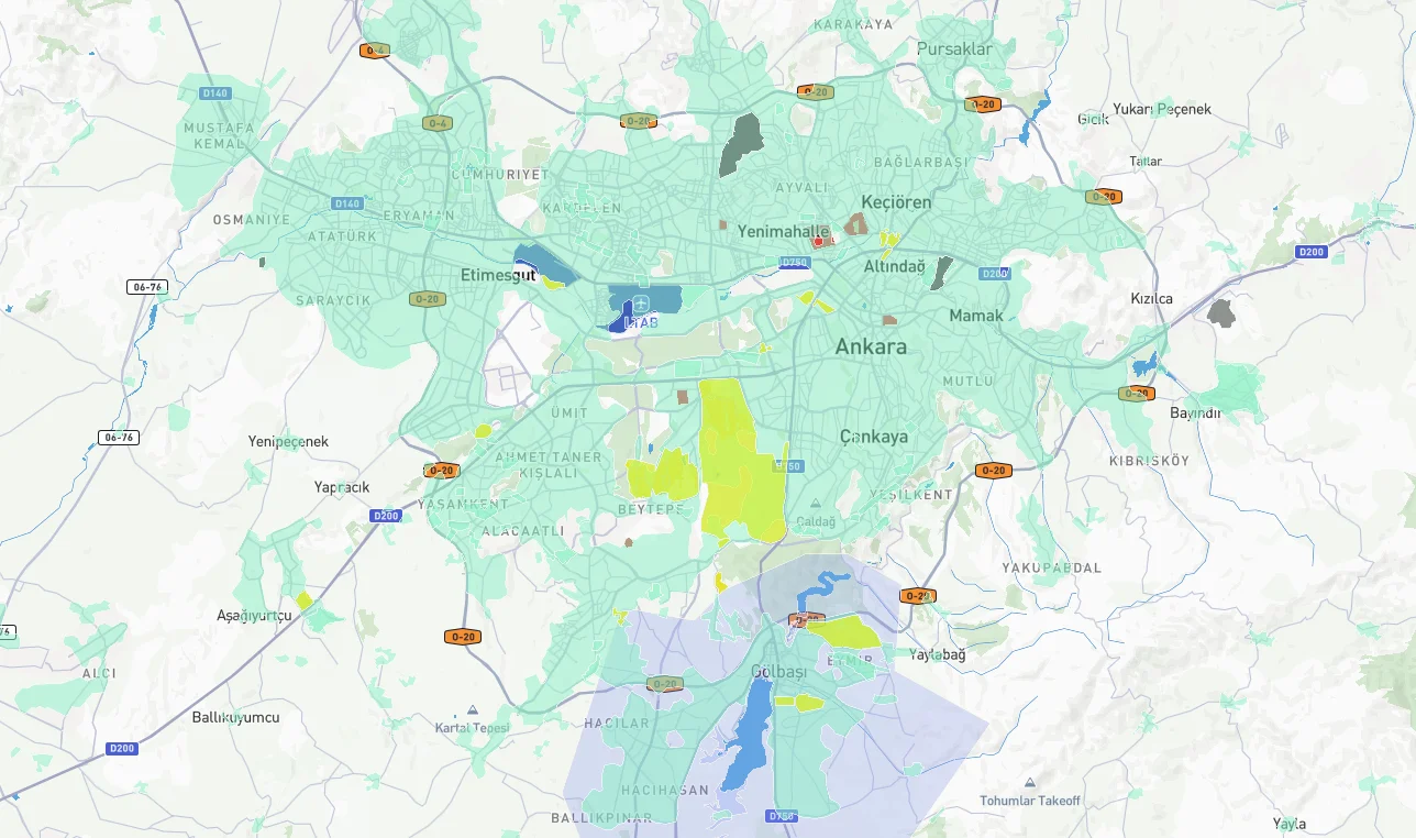 Ankara Analytical Map