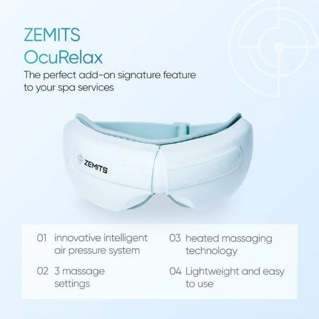 Zemits OcuRelax Relaxing Eye Massage | Esthetic Spa Equipment for sale