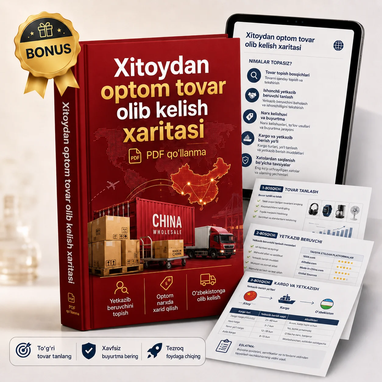 Xitoydan birinchi qo'l tovar olib kelish