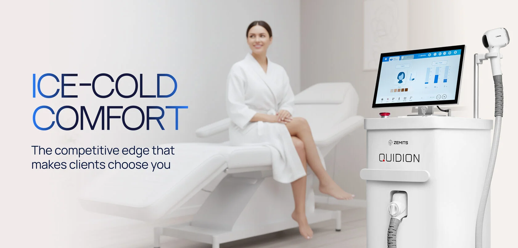 Zemits Quidion NG 808 nm Diode Laser Platform for Painless & Fast