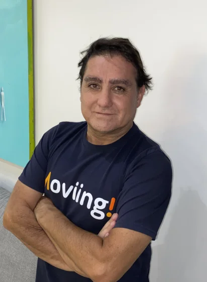 Claudio Ortiz, cofundador y director comercial de Moviing