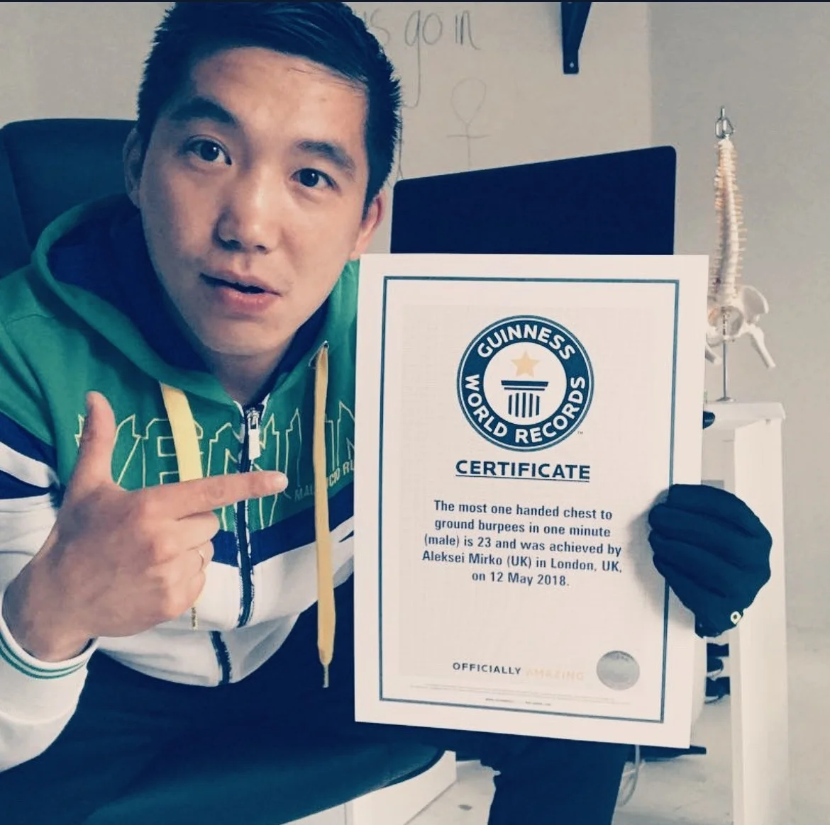 Aleksei Mirko Guinness World Record