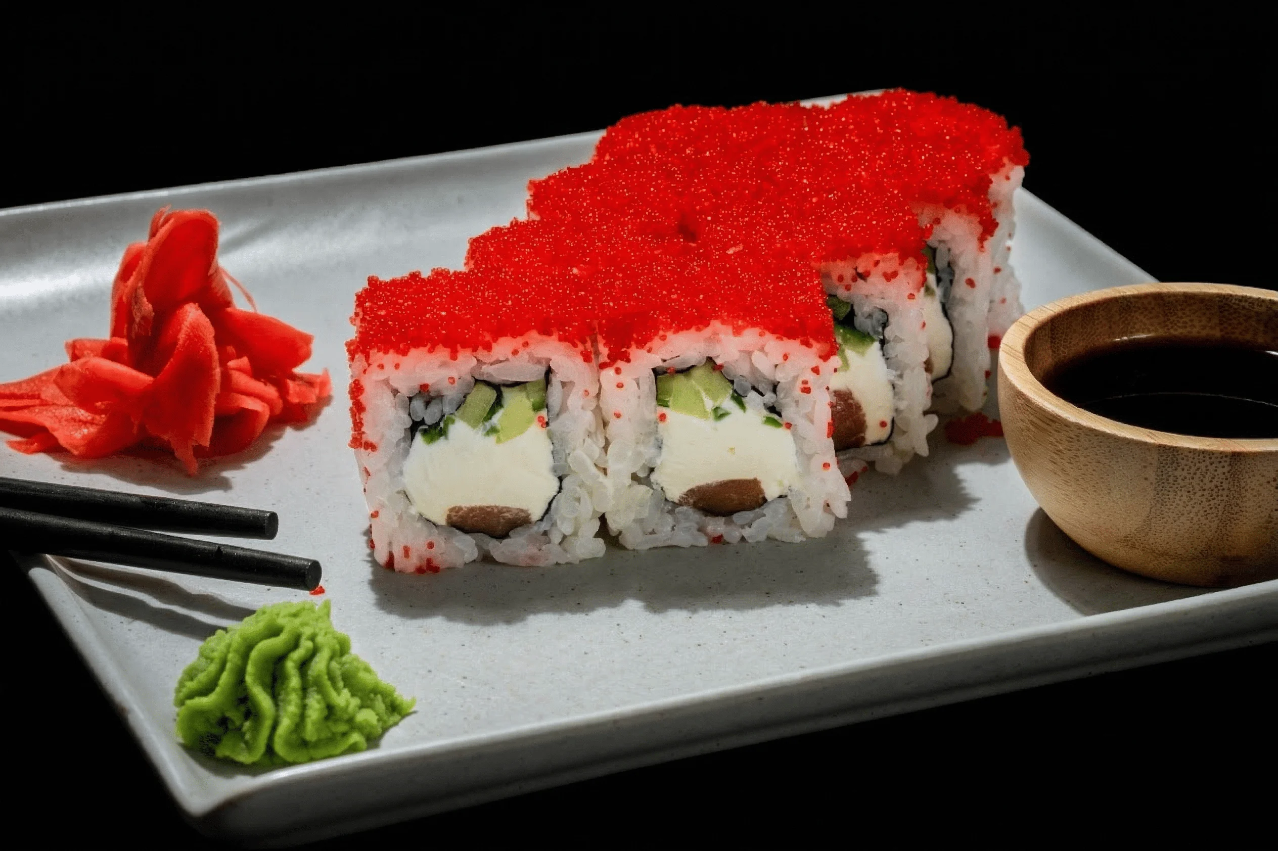 Сяке с лососем