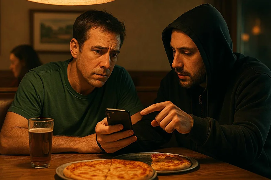 Pizza booth