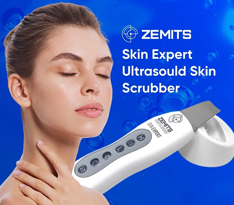 ZEMITS Skin Expert Ultrasound Skin Scrubber| Esthetic Spa
