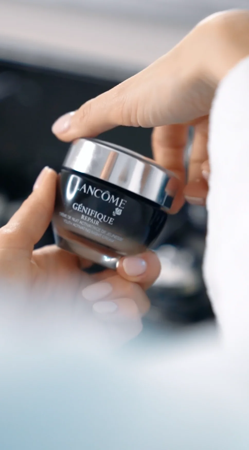 Millie Mackintosh getting ready for the BAFTA Awards with Lancôme, filmed by We Stream