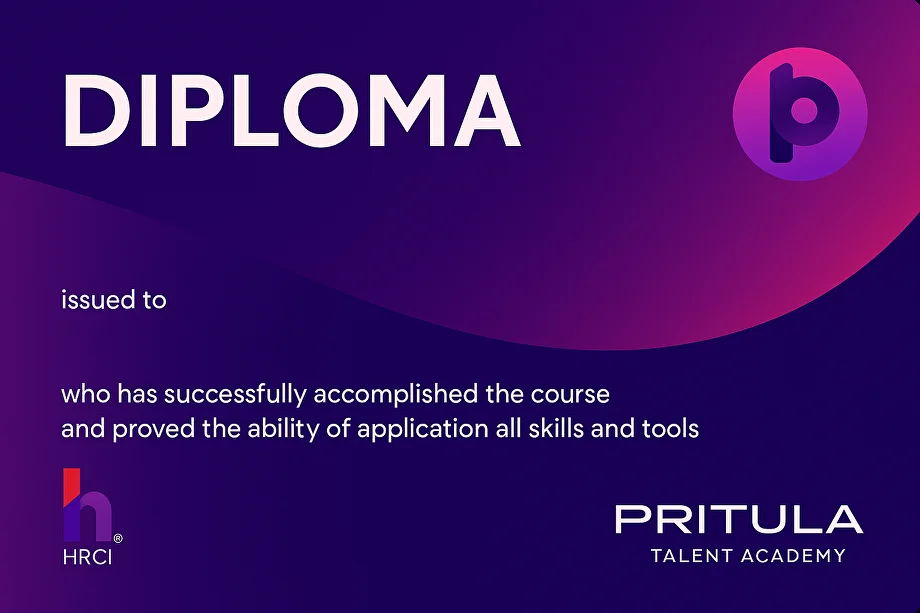 Sample Mike Pritula Academy diploma on Accredible