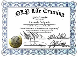 NLP certificate