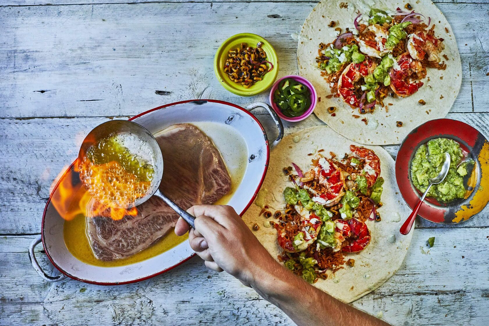 Tortilla and Chilango food