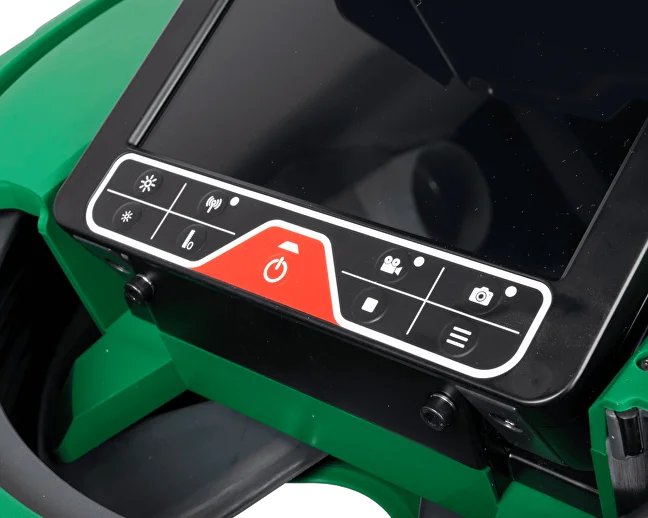 Integrated in Plumbing Camera Monitor with Protecting Shield