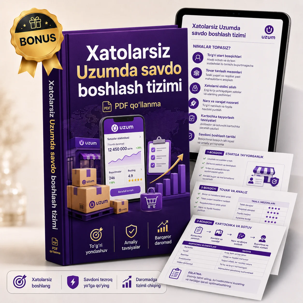 Uzumda xatolarsiz savdo boshlash