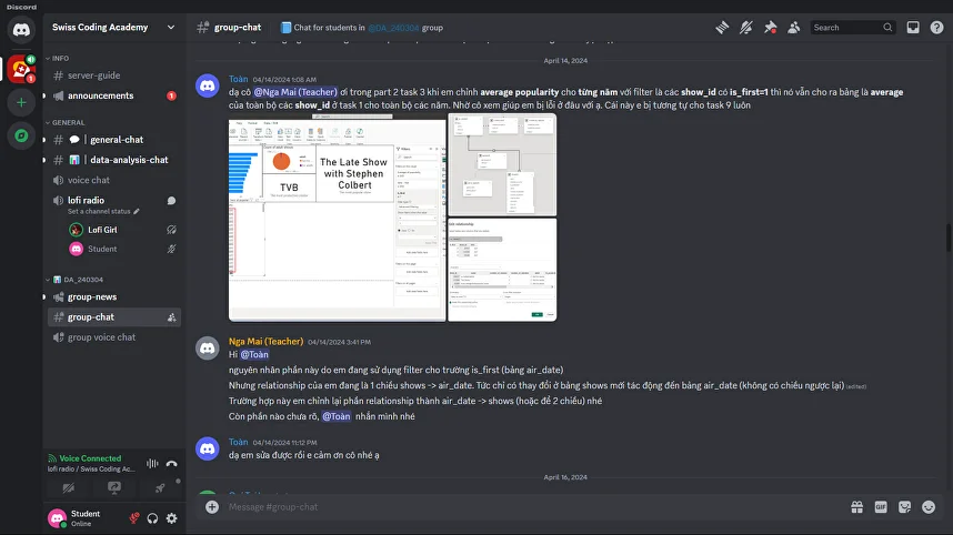 Cộng đồng học tập trên Discord