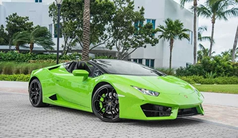 Lamborghini Huracan Spyder Green — фото из каталога MHP Miami