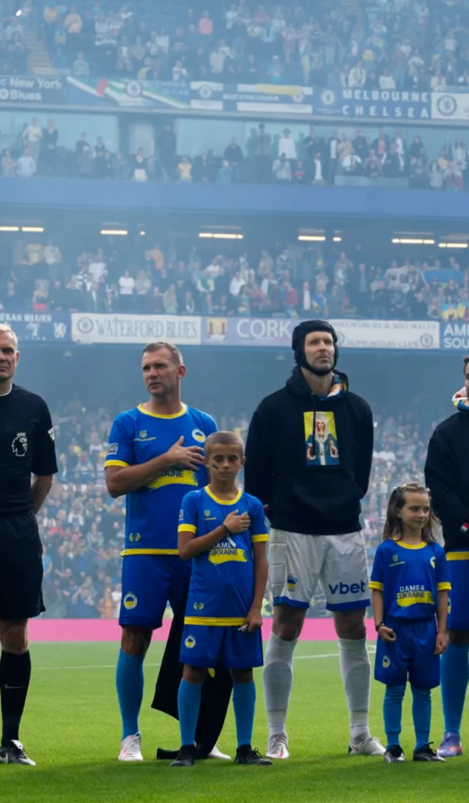 Game4Ukraine charity match at Stamford Bridge, filmed by We Stream for United24