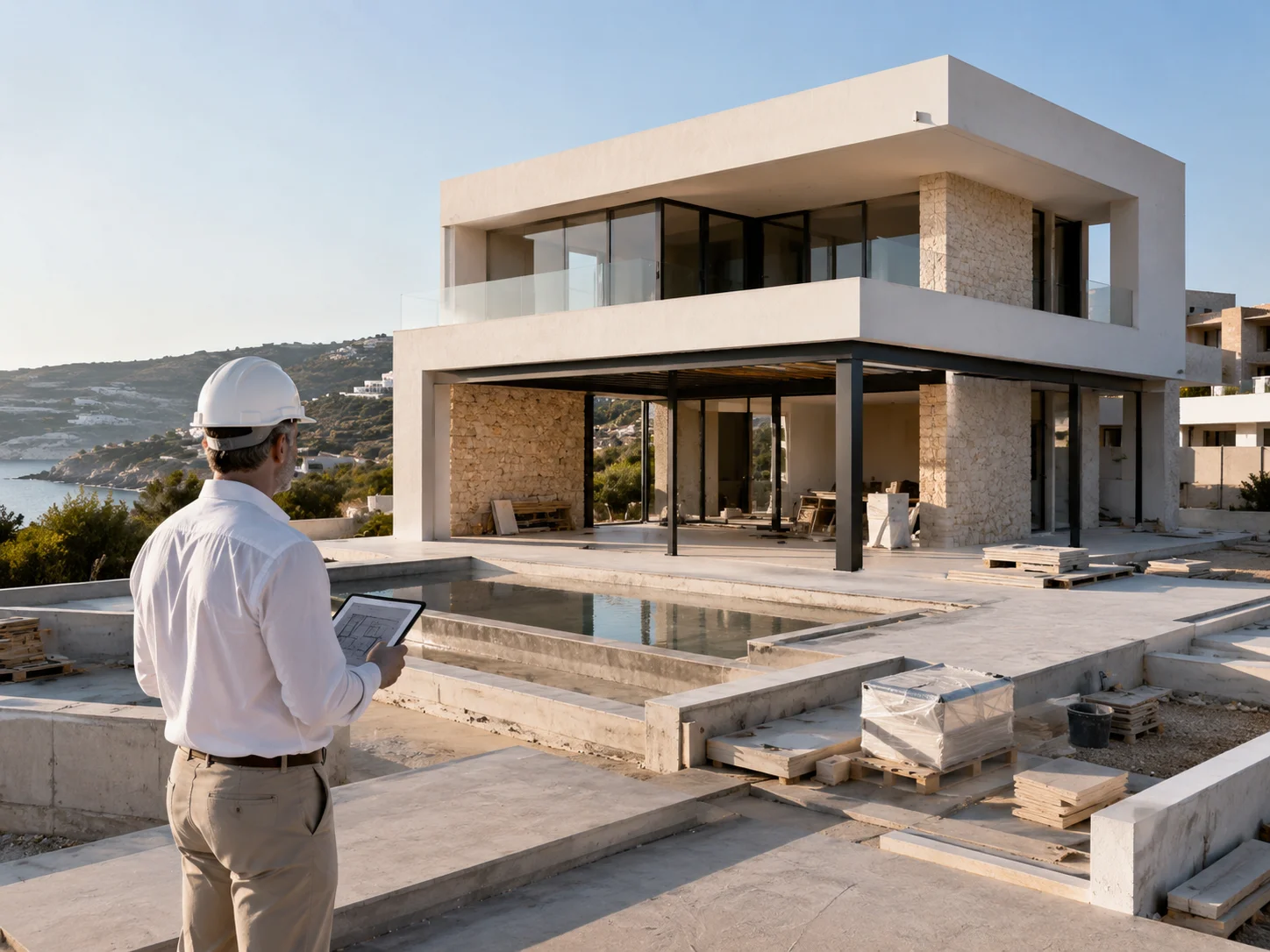Completed villa renovation project Cyprus Limassol