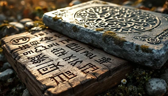 Comparison between Elder and Younger Futhark runic alphabets