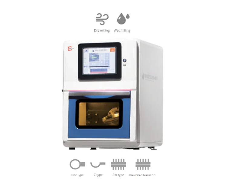 Dental Milling Machine: Zirconia, Glass Ceramics, Custom