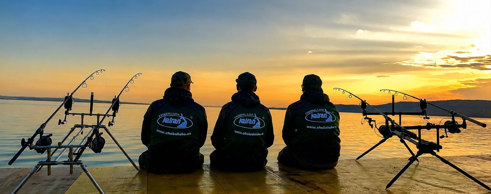 Katran carp fishing tackle in action on the bank