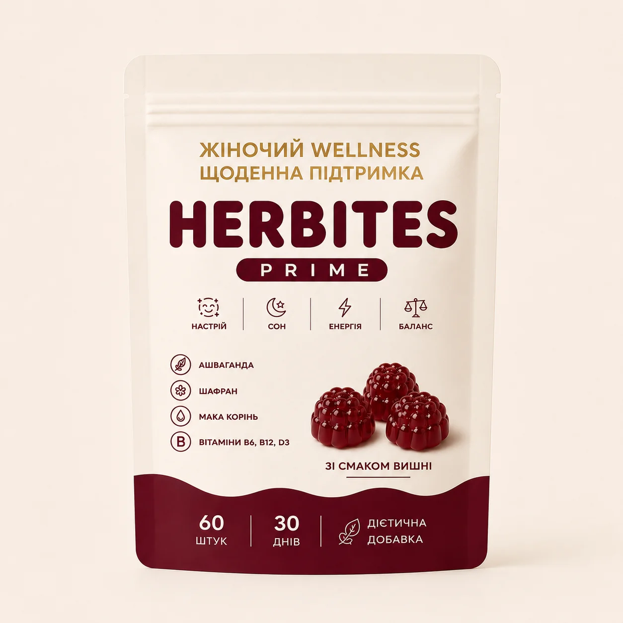 HERBITES PRIME упаковка