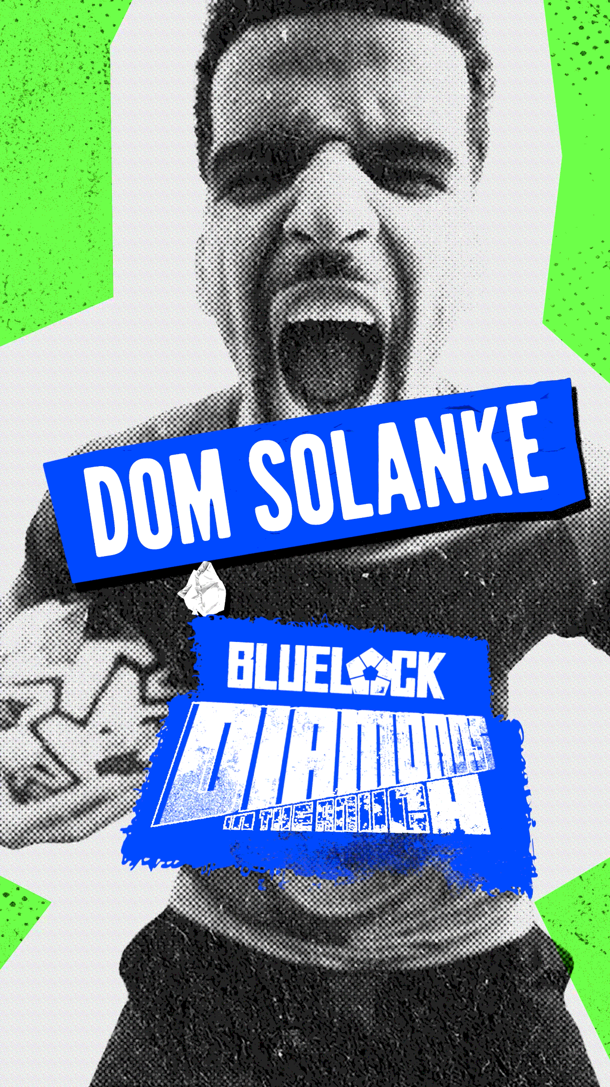 Dominic Solanke for the Blue Lock campaign with Kodansha